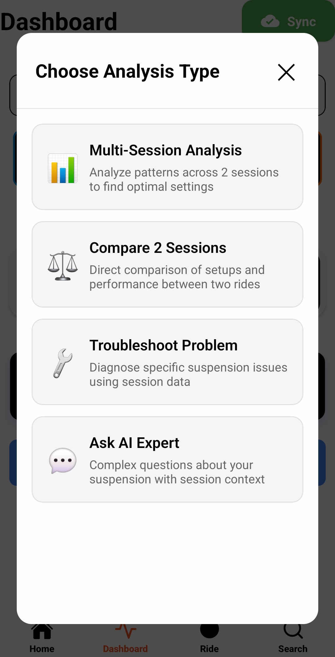 AI Multi-Session Comparison
